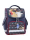 Рюкзак шкільний каркасний з ліхтариками сірий з принтом Успіх (12 л) | 6874382 | фото 5