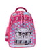 Рюкзак шкільний Mouse малинового кольору з принтом | 6874427 | фото 2