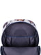 Рюкзак Молодіжний mini сірий в квітковий принт (8 л) | 6874553 | фото 4