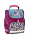 Рюкзак шкільний каркасний з ліхтариками малинового кольору з принтом Успіх (12 л) | 6874589