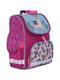 Рюкзак шкільний каркасний з ліхтариками малинового кольору з принтом Успіх (12 л) | 6874589 | фото 5