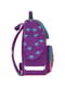 Рюкзак шкільний каркасний з ліхтариками фіолетовий з принтом Успіх (12 л) | 6874590 | фото 3
