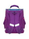 Рюкзак шкільний каркасний з ліхтариками фіолетовий з принтом Успіх (12 л) | 6874590 | фото 4