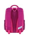 Рюкзак шкільний Школяр малинового кольору в принт (8 л) | 6874672 | фото 3