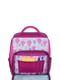 Рюкзак шкільний Школяр малинового кольору в принт (8 л) | 6874672 | фото 4