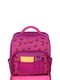 Рюкзак шкільний Школяр малинового кольору в принт (8 л) | 6874674 | фото 4