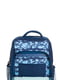 Рюкзак шкільний Школяр синій в принт (8 л) | 6874793 | фото 4