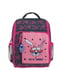 Рюкзак шкільний Школяр сіро-рожевий в принт (8 л) | 6874794