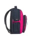 Рюкзак шкільний Школяр сіро-рожевий в принт (8 л) | 6874794 | фото 2