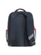 Рюкзак шкільний Школяр сіро-рожевий в принт (8 л) | 6874794 | фото 3