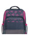 Рюкзак шкільний Школяр сіро-рожевий в принт (8 л) | 6874794 | фото 4