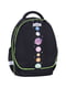 Рюкзак шкільний Butterfly чорний з принтом (21 л) | 6874886