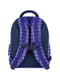 Рюкзак шкільний  Butterfly синій з принтом (21 л) | 6874888 | фото 4