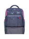 Рюкзак шкільний Школяр сірий в принт (8 л) | 6874907 | фото 4
