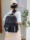 Чорний текстильний рюкзак | 6875012 | фото 3