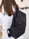 Чорний текстильний рюкзак | 6875013 | фото 4
