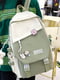 Зелений текстильний рюкзак | 6875016 | фото 2