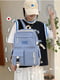 Блакитний текстильний рюкзак | 6875017 | фото 4