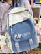 Блакитний текстильний рюкзак | 6875018 | фото 3