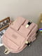 Рожевий текстильний рюкзак | 6875037 | фото 5