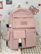 Рожевий текстильний рюкзак | 6875037 | фото 6