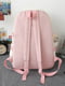 Рожевий текстильний рюкзак | 6875038 | фото 4