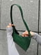 Зелена сумка через плече на короткому ремінці | 6875068 | фото 6