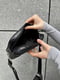 Чорна стьобана сумка крос-боді з гаманцем | 6875077 | фото 6