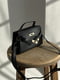 Чорна сумка крос-боді на тонкому ремінці | 6875096 | фото 4