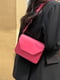 Рожева сумка крос-боді на широкому ремінці | 6875107 | фото 8