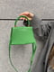Зелена сумка крос-боді під рептилію | 6875120 | фото 3