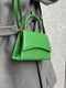 Зелена сумка крос-боді під рептилію | 6875120 | фото 8