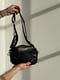 Чорна сумка крос-боді на широкому ремінці | 6875152 | фото 2