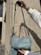 Блакитна сумка крос-боді під джинс | 6875160 | фото 3