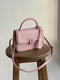 Рожева сумкакрос-боді на ремінці | 6875161 | фото 2