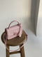 Рожева сумкакрос-боді на ремінці | 6875161 | фото 5
