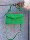 Зелена сумка крос-боді з маленькою ручкою | 6875164 | фото 2