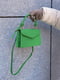 Зелена сумка крос-боді з маленькою ручкою | 6875164 | фото 3