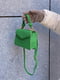 Зелена сумка крос-боді з маленькою ручкою | 6875164 | фото 4