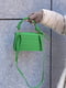 Зелена сумка крос-боді з маленькою ручкою | 6875164 | фото 5