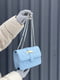 Блакитна сумка крос-боді на ланцюжку | 6875169 | фото 3