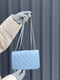 Блакитна сумка крос-боді на ланцюжку | 6875169 | фото 4