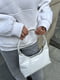 Біла сумка-багет з короткою ручкою | 6875175 | фото 9