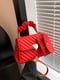 Червона сумка крос-боді з маленькою ручкою | 6875183 | фото 5