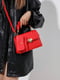 Червона сумка крос-боді з маленькою ручкою | 6875183