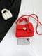 Червона сумка крос-боді з маленькою ручкою | 6875183 | фото 6