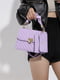 Фіолетова сумка крос-боді з маленькою ручкою | 6875184 | фото 3