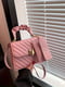 Рожева сумка крос-боді з маленькою ручкою | 6875185 | фото 3