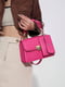 Рожева сумка крос-боді з маленькою ручкою | 6875187 | фото 4