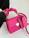 Рожева сумка крос-боді з маленькою ручкою | 6875187 | фото 7